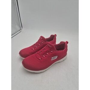 Skechers Red Athletic Shoes